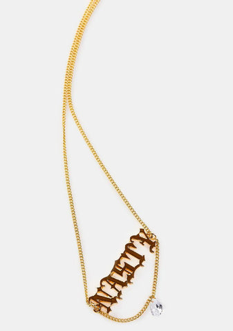 Nasty Thoughts Belly Chain