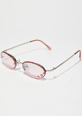 Just A Girl Flower Sunglasses