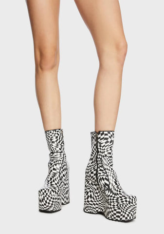 Aftershock Checkered Boots