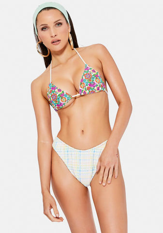 Stevie 60s Floral Reversible Bikini Bottoms