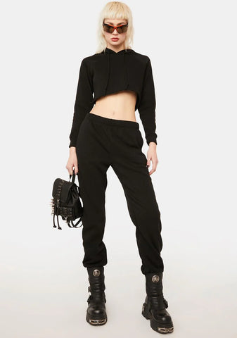 Some Girls Cropped Hoodie