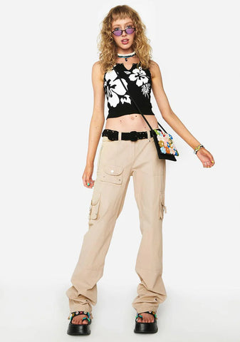 Khaki On My Grind Cargo Pants