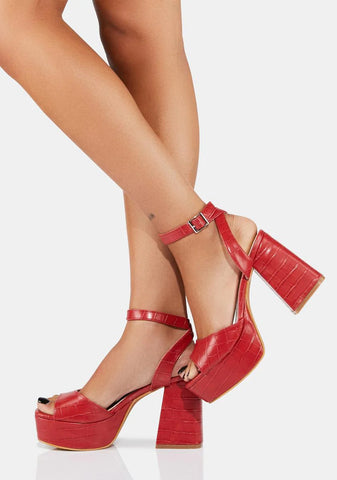 Burn U Look Like Her Platform Sandals