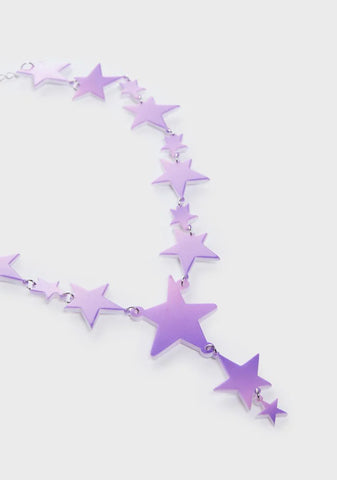 Cosmic Geometry Star Necklace