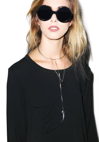 Long Lazy Tee - White