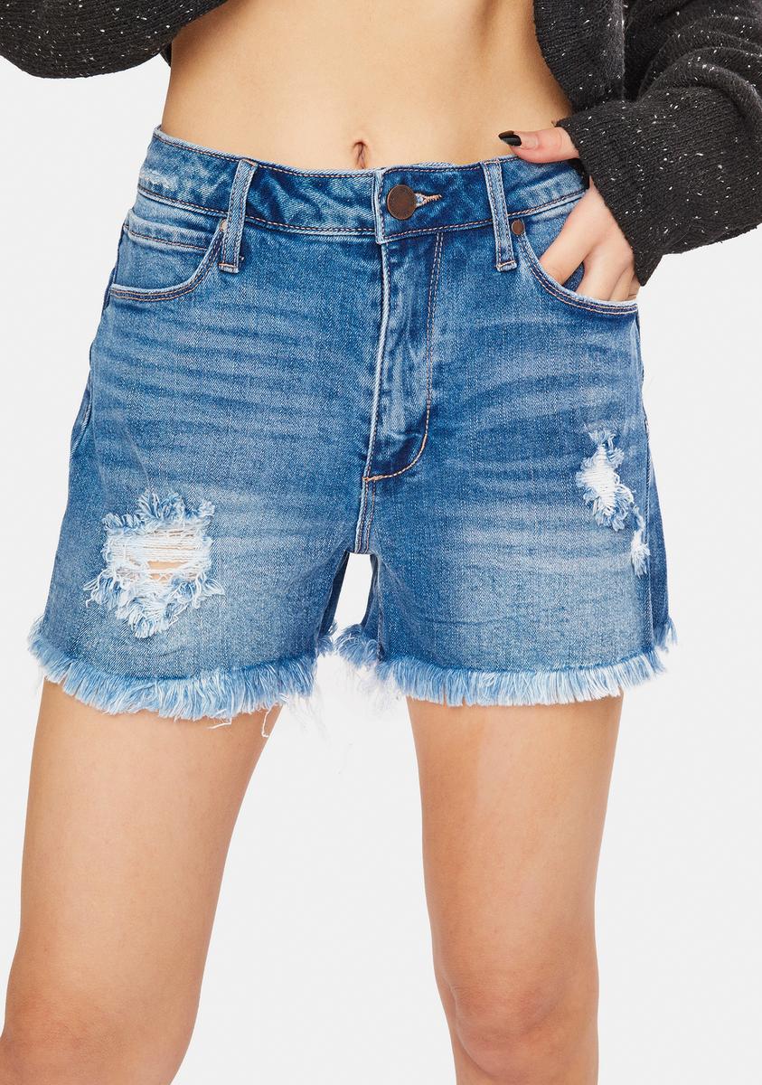Kona Meredith Distressed Denim Shorts
