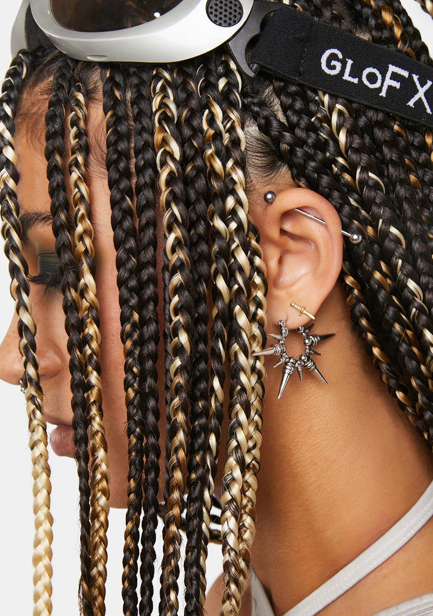 Compression Sun Hoop Earrings