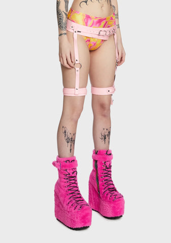 Strapped In Glow In The Dark Leg Harness