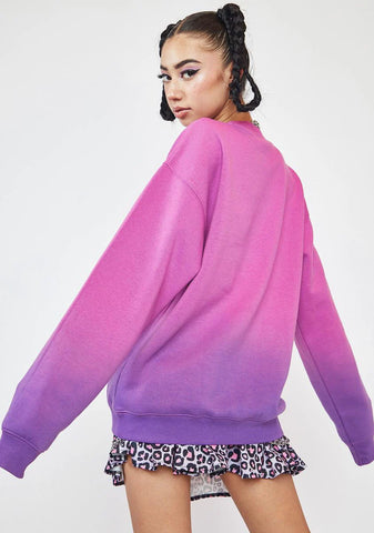 Hello Kitty Ombre Tie Dye Sweatshirt
