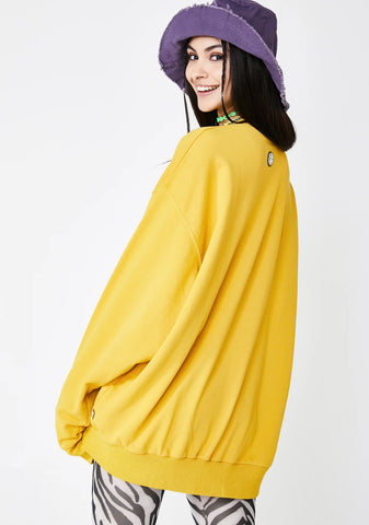 The Muppets Kermit Oversize Sweater