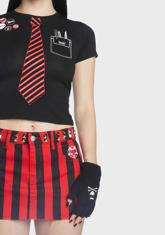 Stay Distant Fingerless Gloves