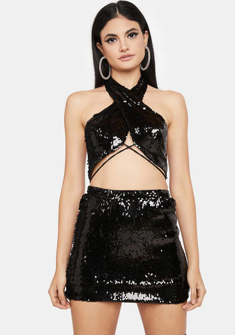 Wicked Dancefloor Diva Sequin Set