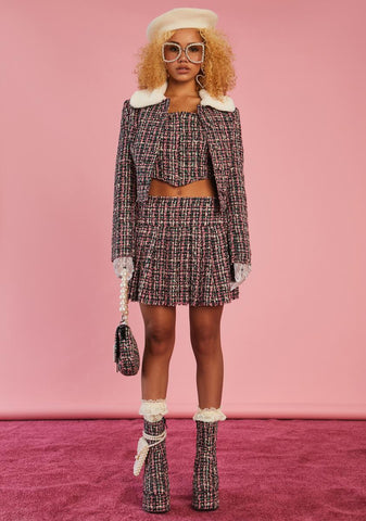 Pish Posh Tweed Skirt