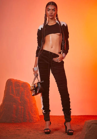 Vintage Taste Velour Track Pants