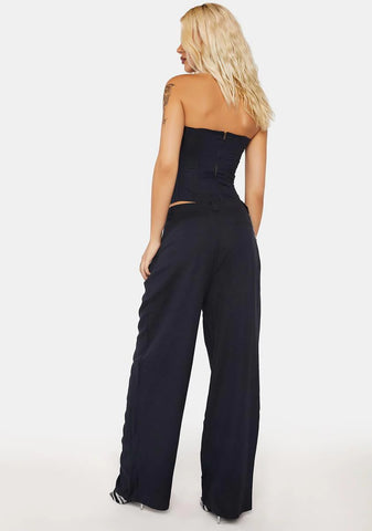Berkeley Blue Sebastian Wide Leg Pants