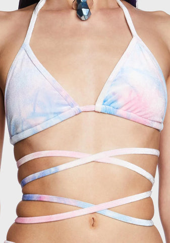 Cloud Candy Triangle Bra Top