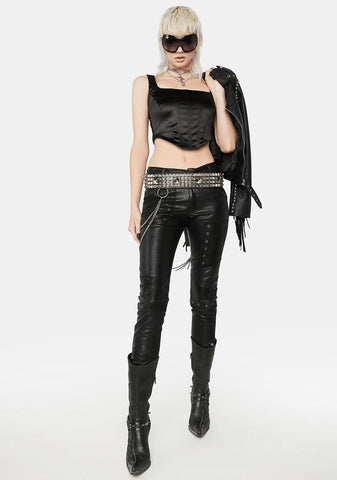 Midnight Where's My Loving Corset Top