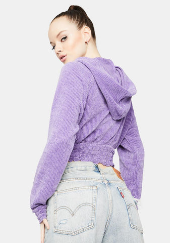 Can I Kick It Cropped Hoodie