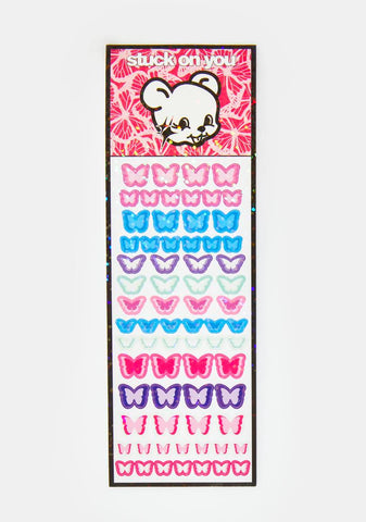 Butterfly Face Stickers