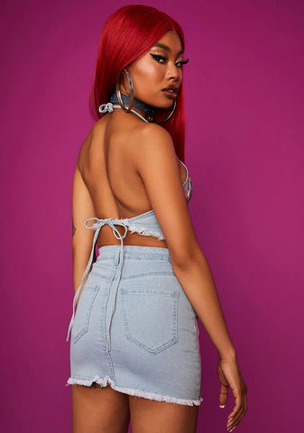 Strike A Pose Denim Set