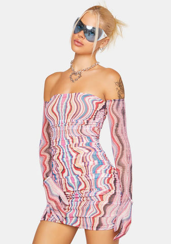 Multi Wave Danni Mini Dress