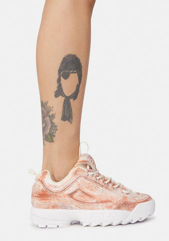 Disruptor II Rusted Leather Sneakers