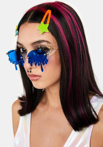 Blue Tear Sunglasses