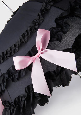 Not So Sweet Lace Trim Umbrella