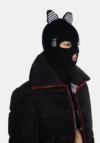 Knit Cat Ski Mask