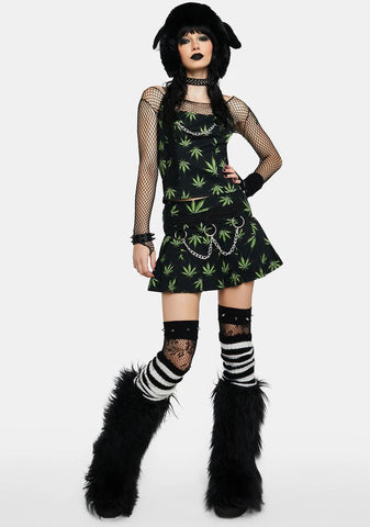 Grass Mary Chain Corset Top