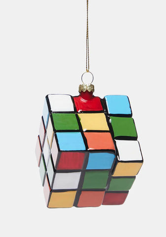 Solve This Rubik's Cube Ornament