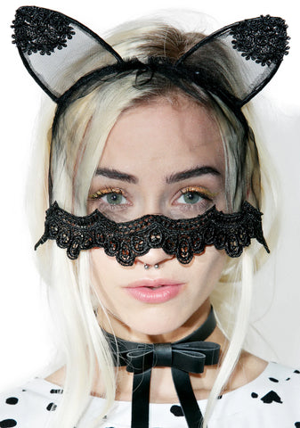 Veiled Night Kitty Ears