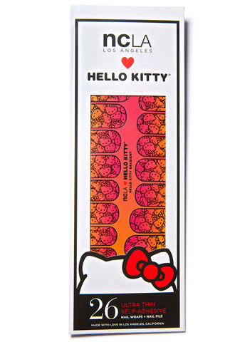 Hello Kitty Gradient Nail Wraps