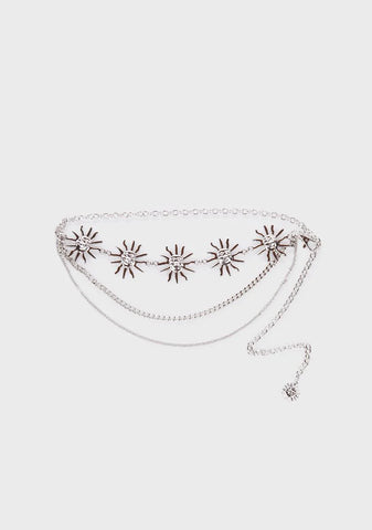 Chrome Golden Hour Chain Belt