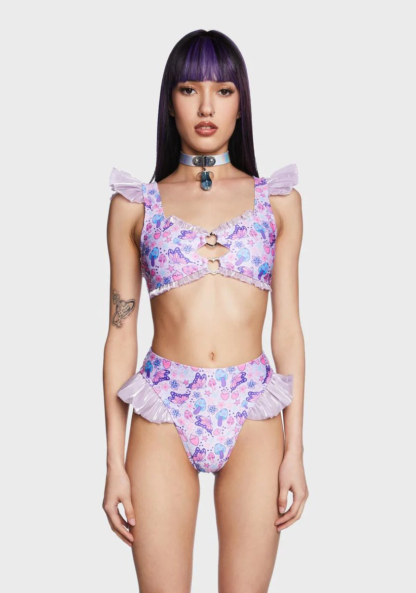 Strawfaerie Fields Ruffle Top