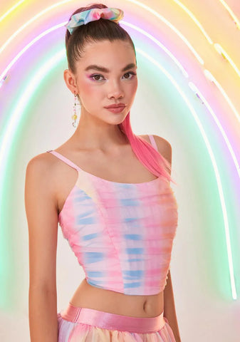 Dash Of Sparkle Tulle Corset Top