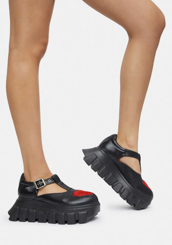 Into Your Arms Platform Mary Janes