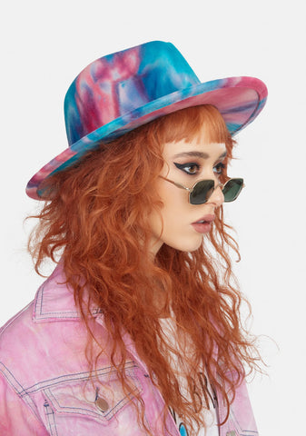 Aqua Skies Of Wonder Tie Dye Hat