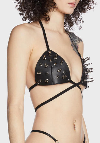 Dick Studded Bra Top
