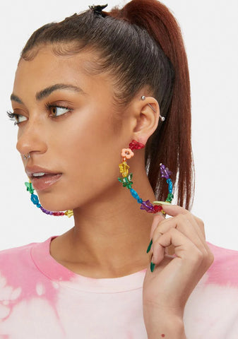 Love Me Gently Hoop Earrings