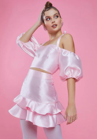 Twilight Soiree Ruffle Skirt