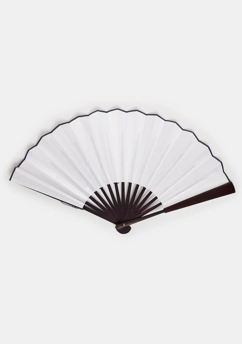 White Stay Cool Light-Up Fan