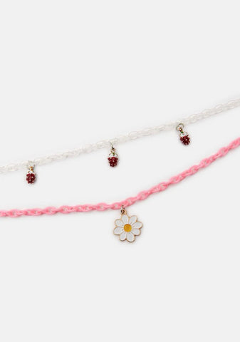 Strawberry Crush Layered Necklace