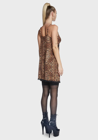 Wild Thang Leopard Print Chemise