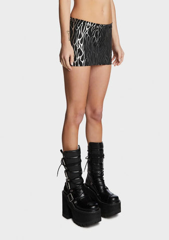 Midnight Lust Treats Mini Skirt