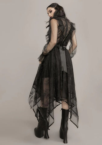 The Midnight Hour Lace Midi Skirt