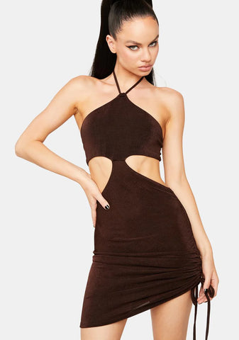 Smooth Talker Halter Dress