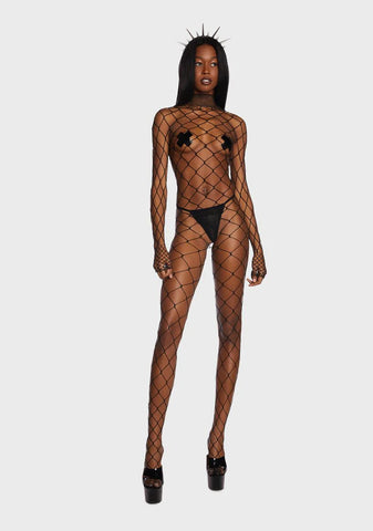 Ideal Nights Fishnet Bodystocking