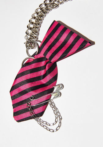 Mind My Business Tie Choker