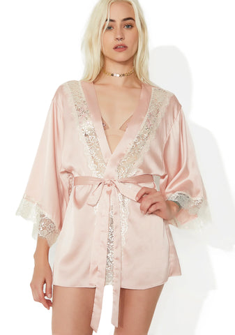 Modern Venus Satin Robe